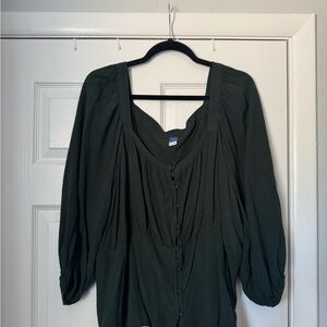 Old Navy Dark Green Women's Top